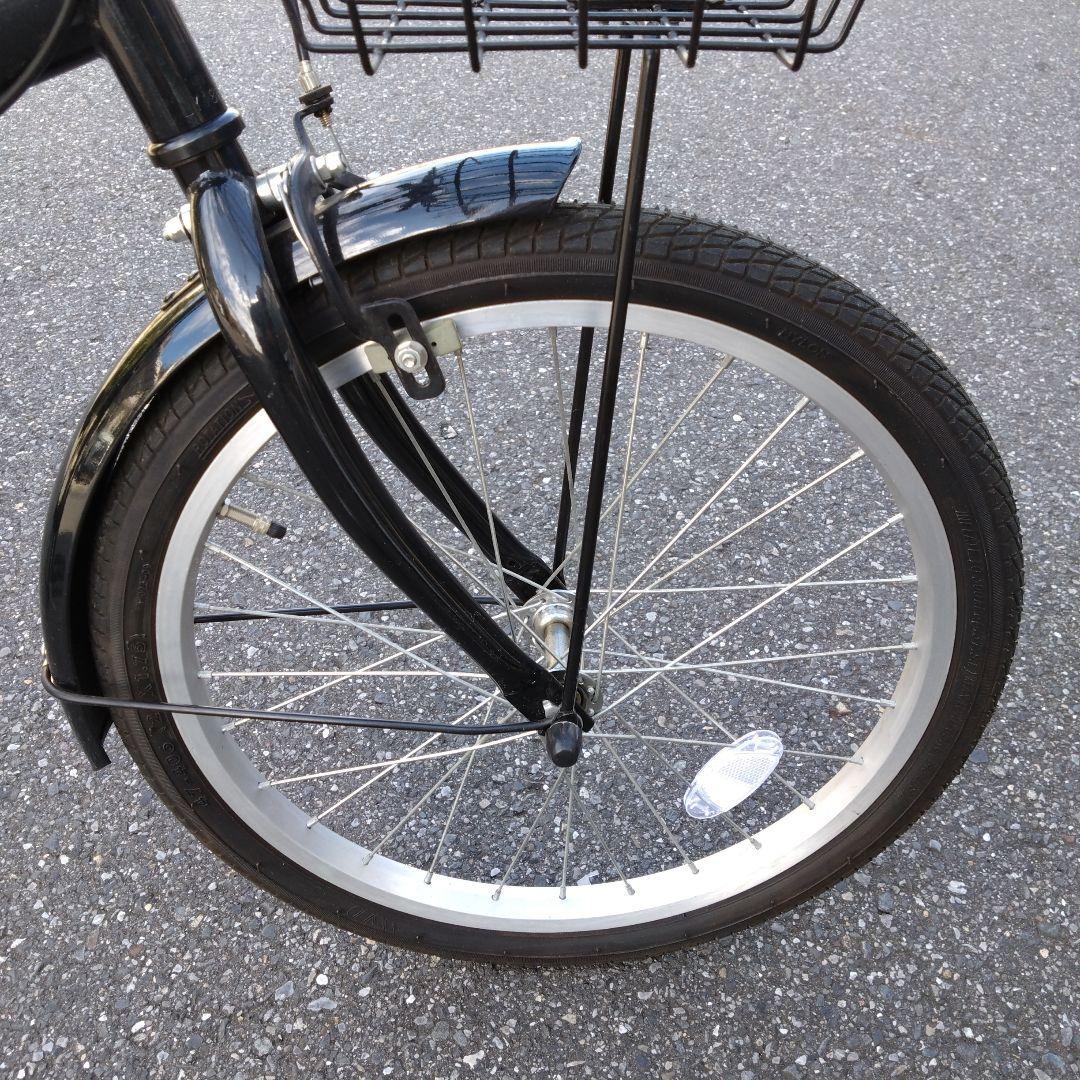 【マイ時計】KAZATO 折り畳み自転車 ブラック　20インチ