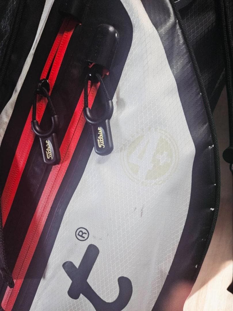 ＫＡ美品　Titleist 　軽量スタンドバッグ 黒/白/赤