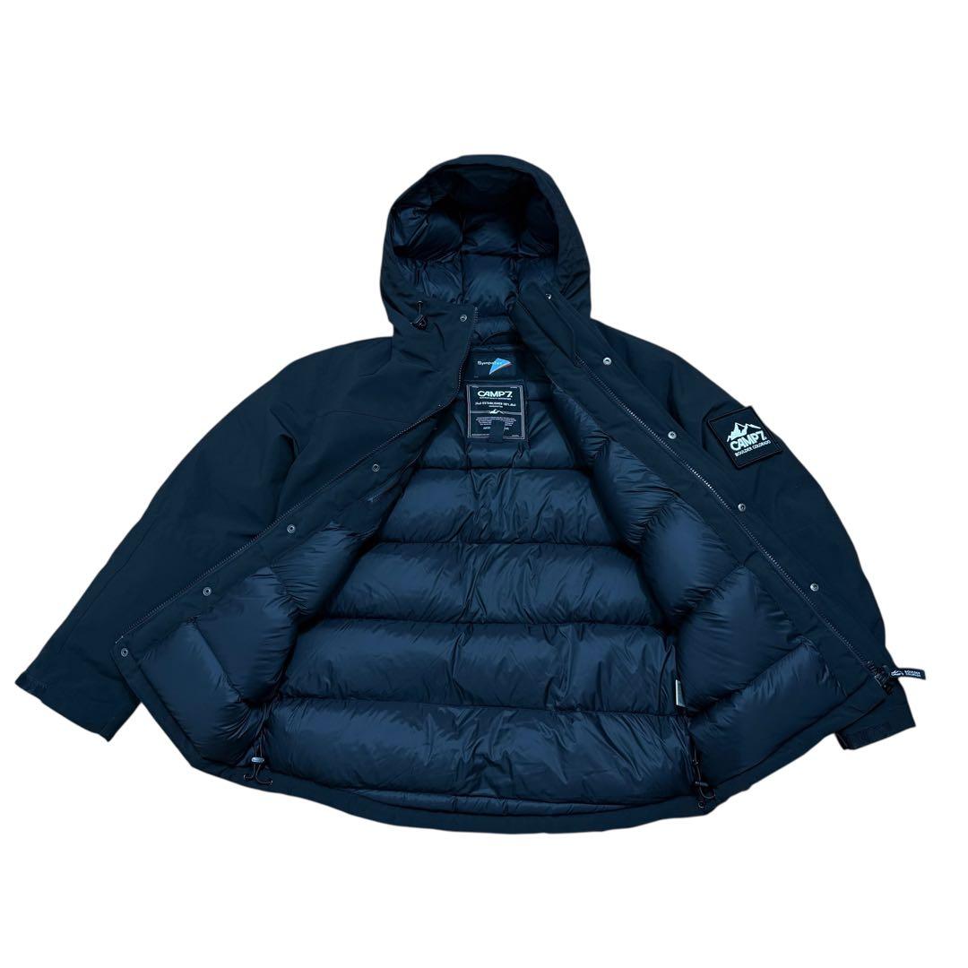 極美品』CAMP7 ブラックダウンジャケット SympaTex 内側肉厚M 極美品✨