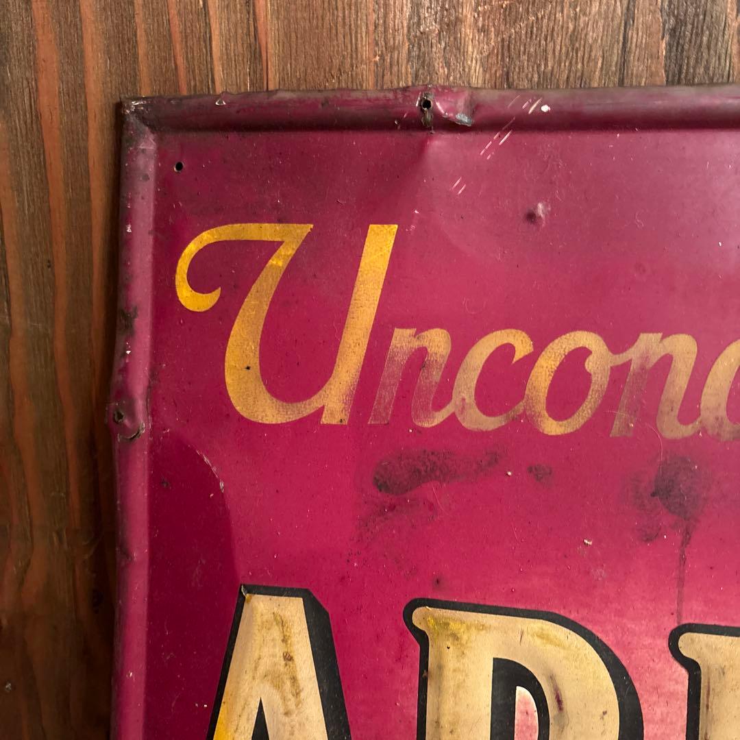 ケ*ン様 ARMSTRONG TIRES アンティークサイン