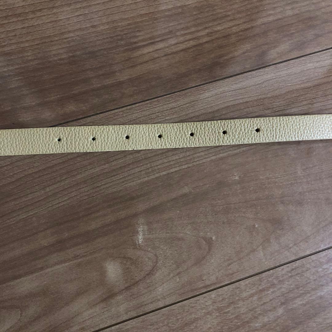 Vivienne Westwood レザーベルト（ベージュ）