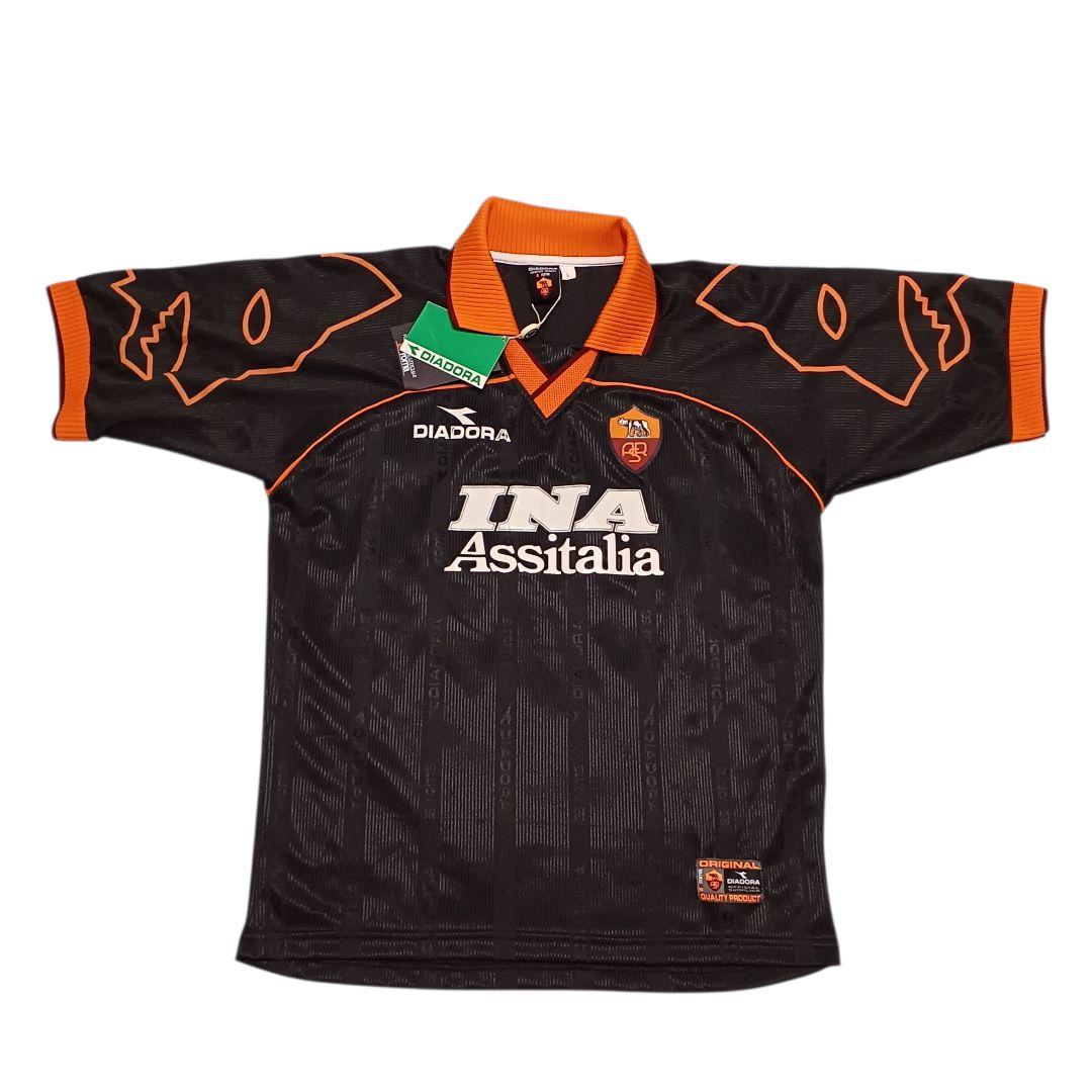1999 - 00 diadora Roma away 3rd ユニフォーム 1999-00 Roma Third Shirt - 7/10 - (M)