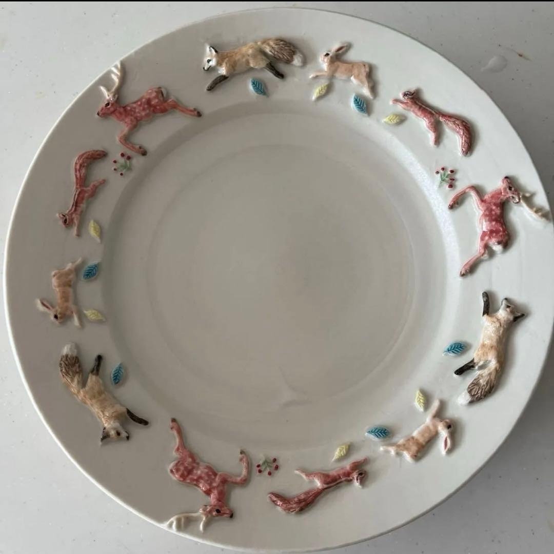 佐々木忍 おさんぽプレート 大皿 プレート - メルカリ