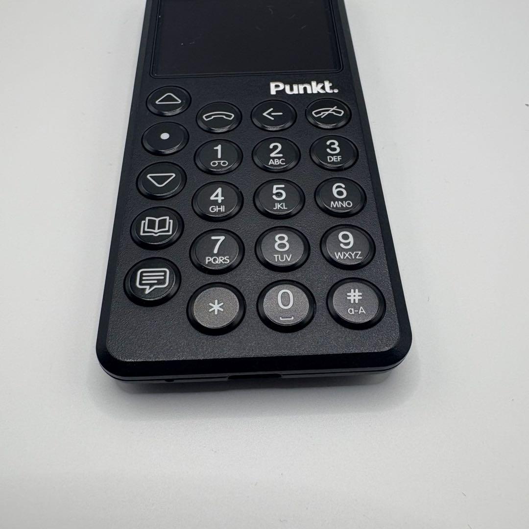 Punkt. MP02 ブラック ミニマリスト携帯 SIMフリー 動作確認済