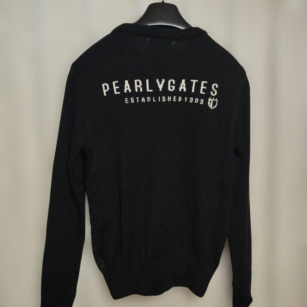 美品♡ゴルフ中綿パーリーゲイツニット黒2