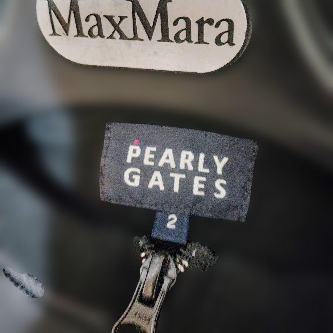 美品♡ゴルフ中綿パーリーゲイツニット黒2