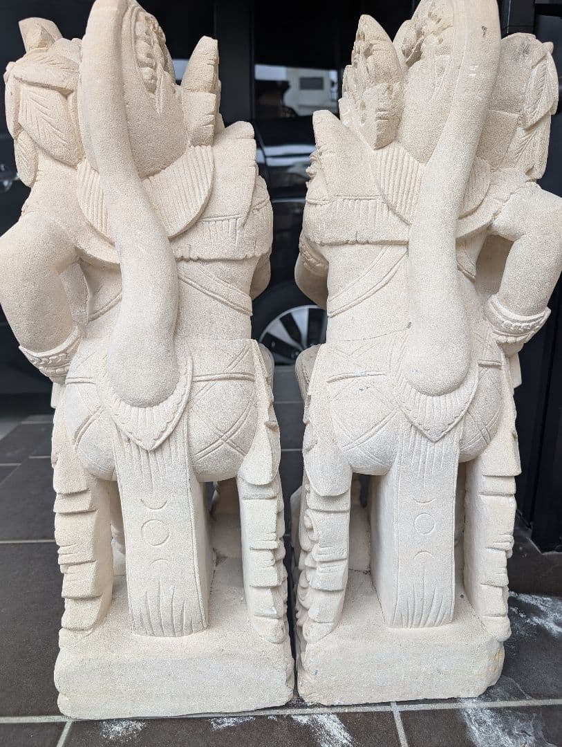 ラクササ☆バリ島 石像 石彫り ラクササ 神 最強守護神 - メルカリ