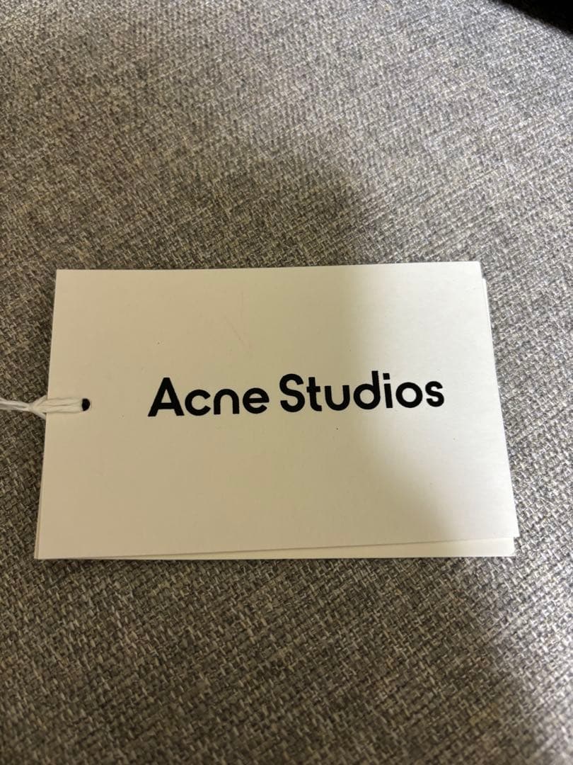 Acne Studios モヘアチェックスカーフ　マフラー　ブルー