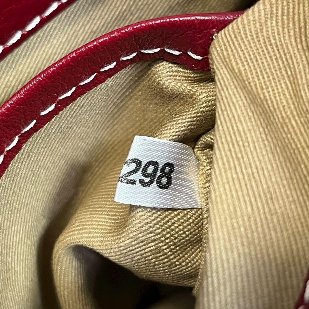 美品　MOTHERHOUSE マザーハウス リュック レザー ワインレッド663