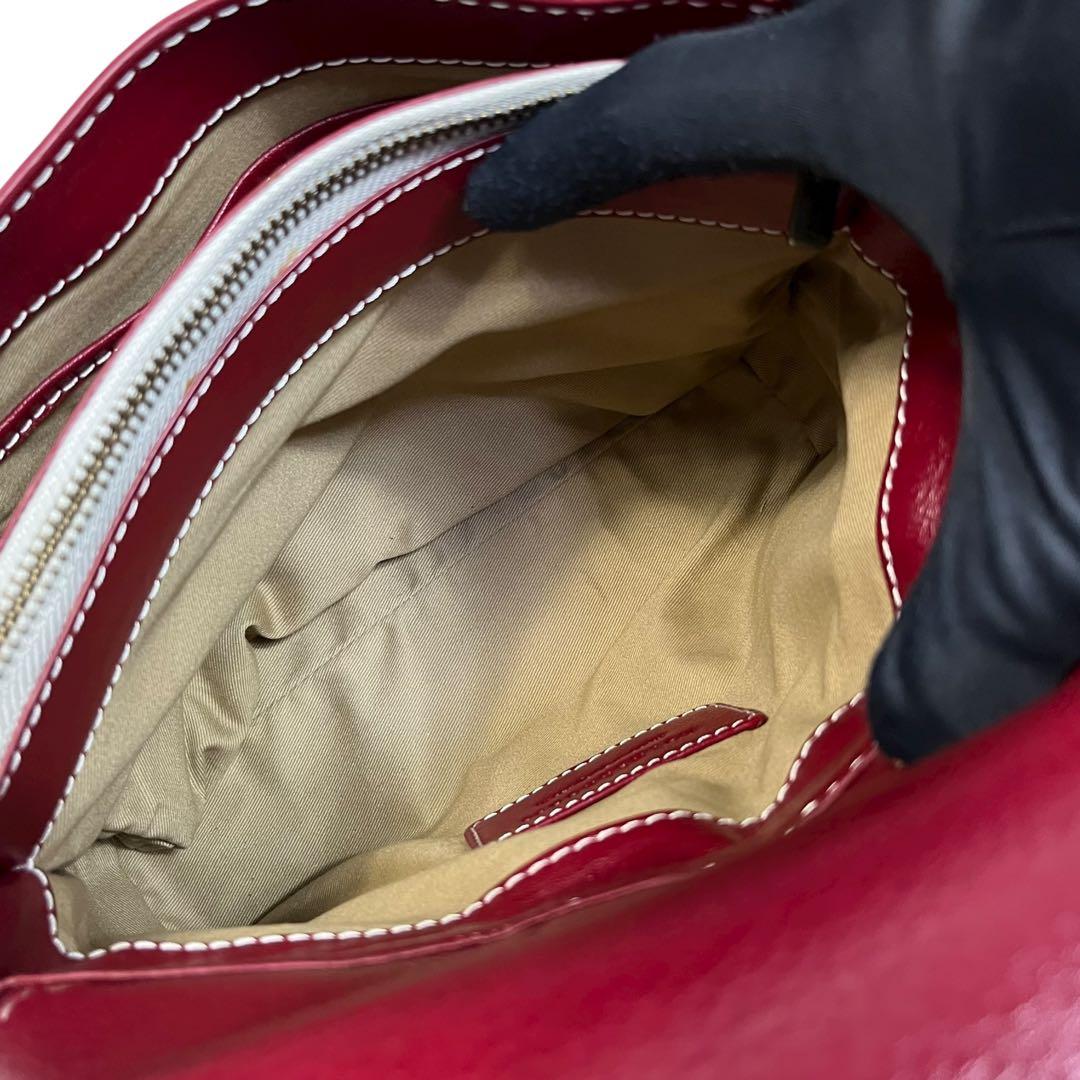 美品　MOTHERHOUSE マザーハウス リュック レザー ワインレッド663