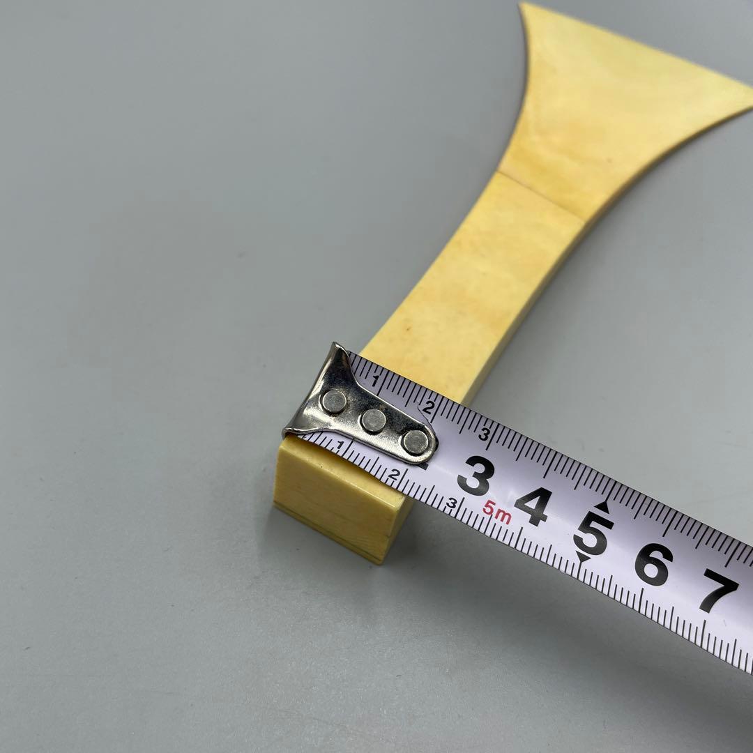 239ヴィンテージ 天然素材　三味線バチ　重さ約85g