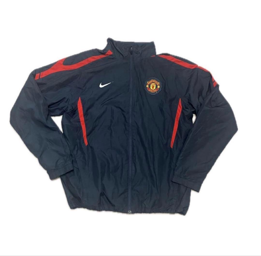 00s マンチェスターユナイテッド ナイキ ナイロンセットアップ ジャージ