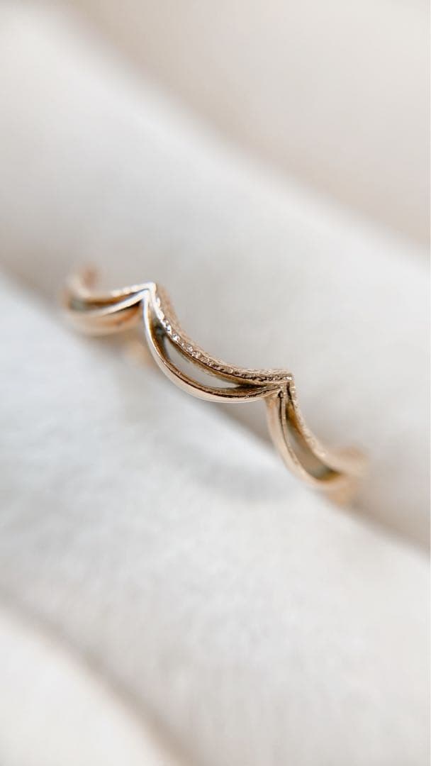 NOJESS】K10 スカラップレースリング 13号 - アクセサリー低 価格 通販