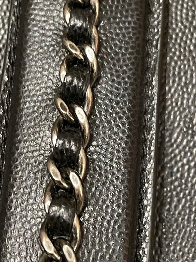 シャネル キャリーバッグ スーツケース マトラッセ キャビアスキン