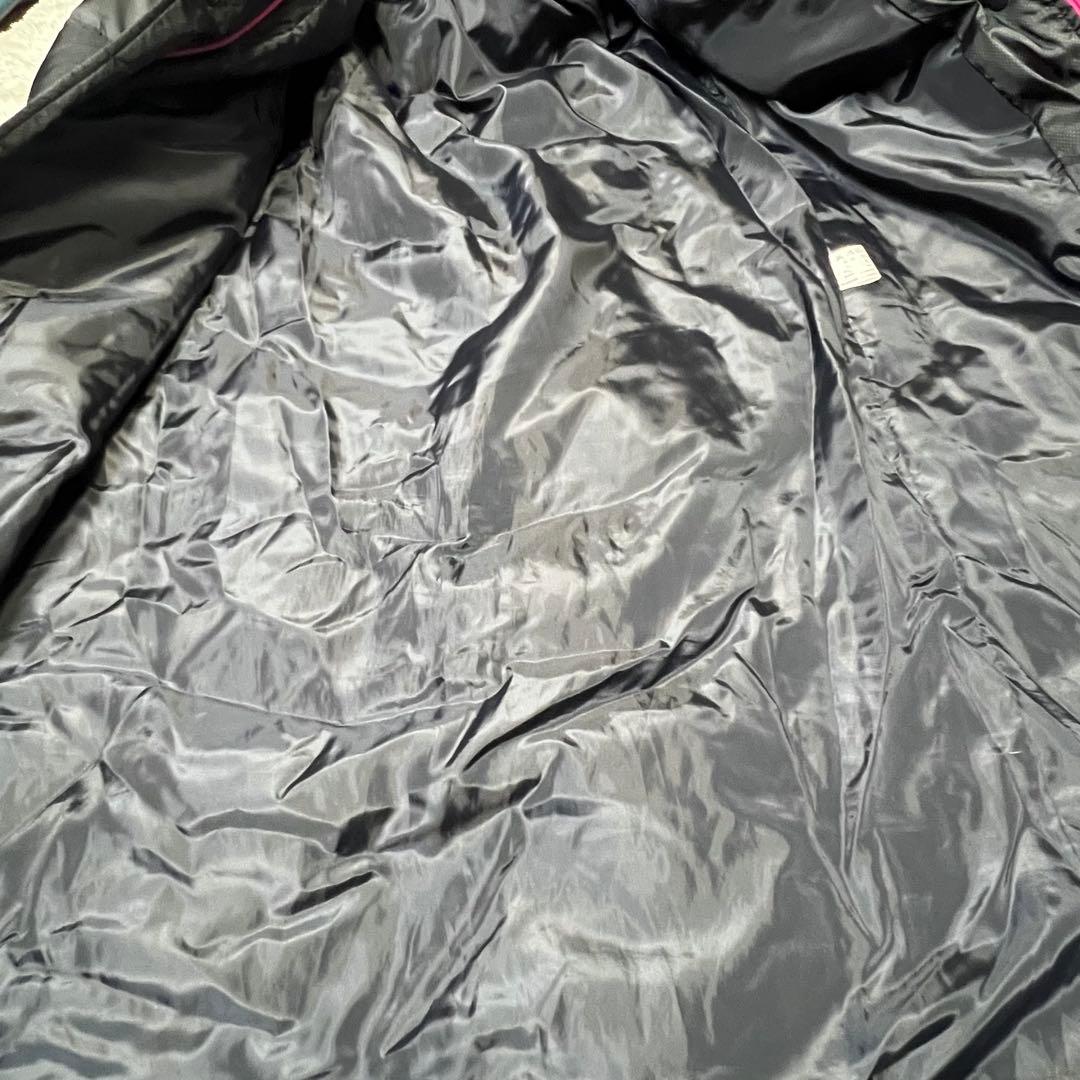 ミズノ フード付き ロング丈 ダウン ベンチコート ブラック レディース L