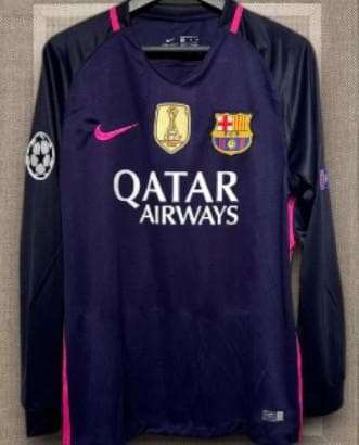 バルセロナ アウェイ レトロ 長袖 シャツ 11番 ネイマール