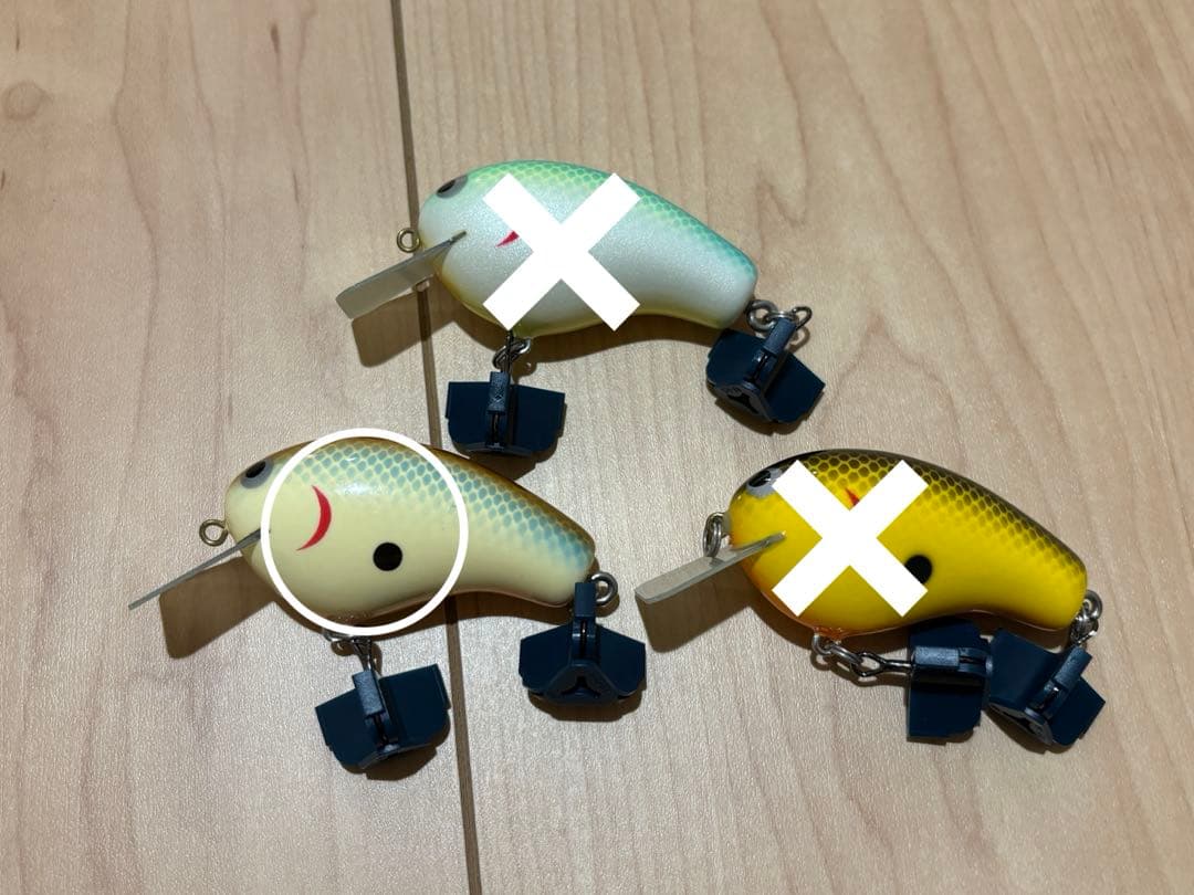 KTW LURES スナブノーズ　3個セット