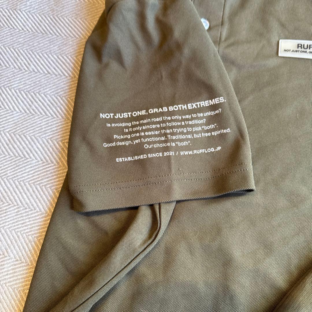 RUFFLOG カーキー　ポロシャツ　ラフロッグ