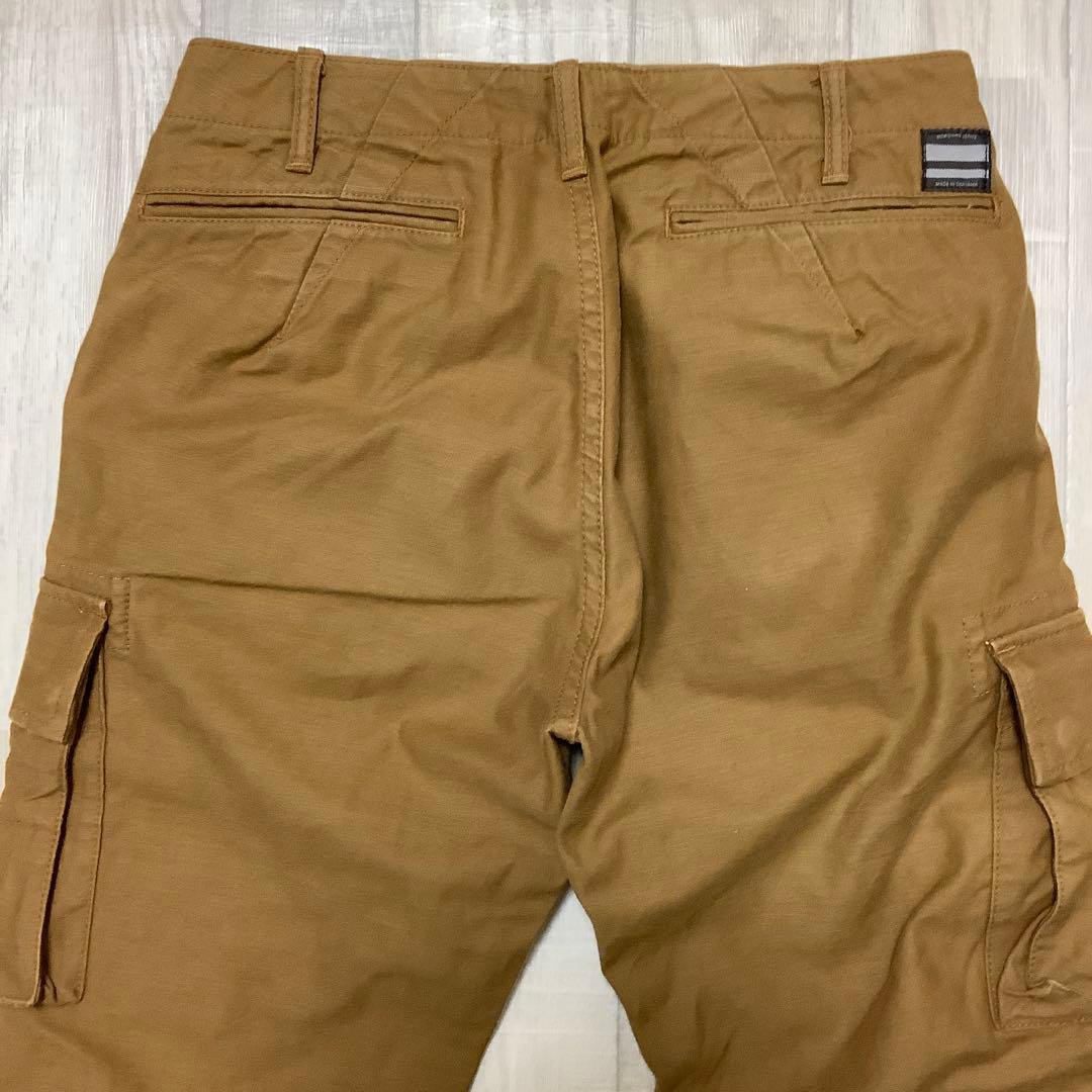 桃太郎ジーンズ】藍布屋時代のオールド桃太郎 茶色 カーゴパンツ W30