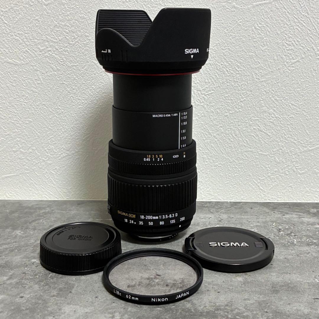 ⭐️美品⭐️シグマ SIGMA DC 18-200mm F3.5-6.3D ニコン用