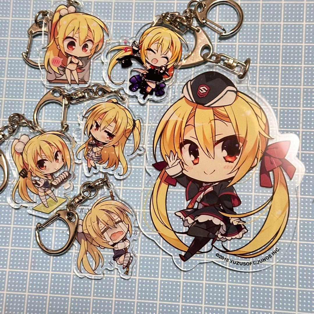 ゆずソフト RIDDLE JOKER 在原七海 アクリルキーホルダー セット