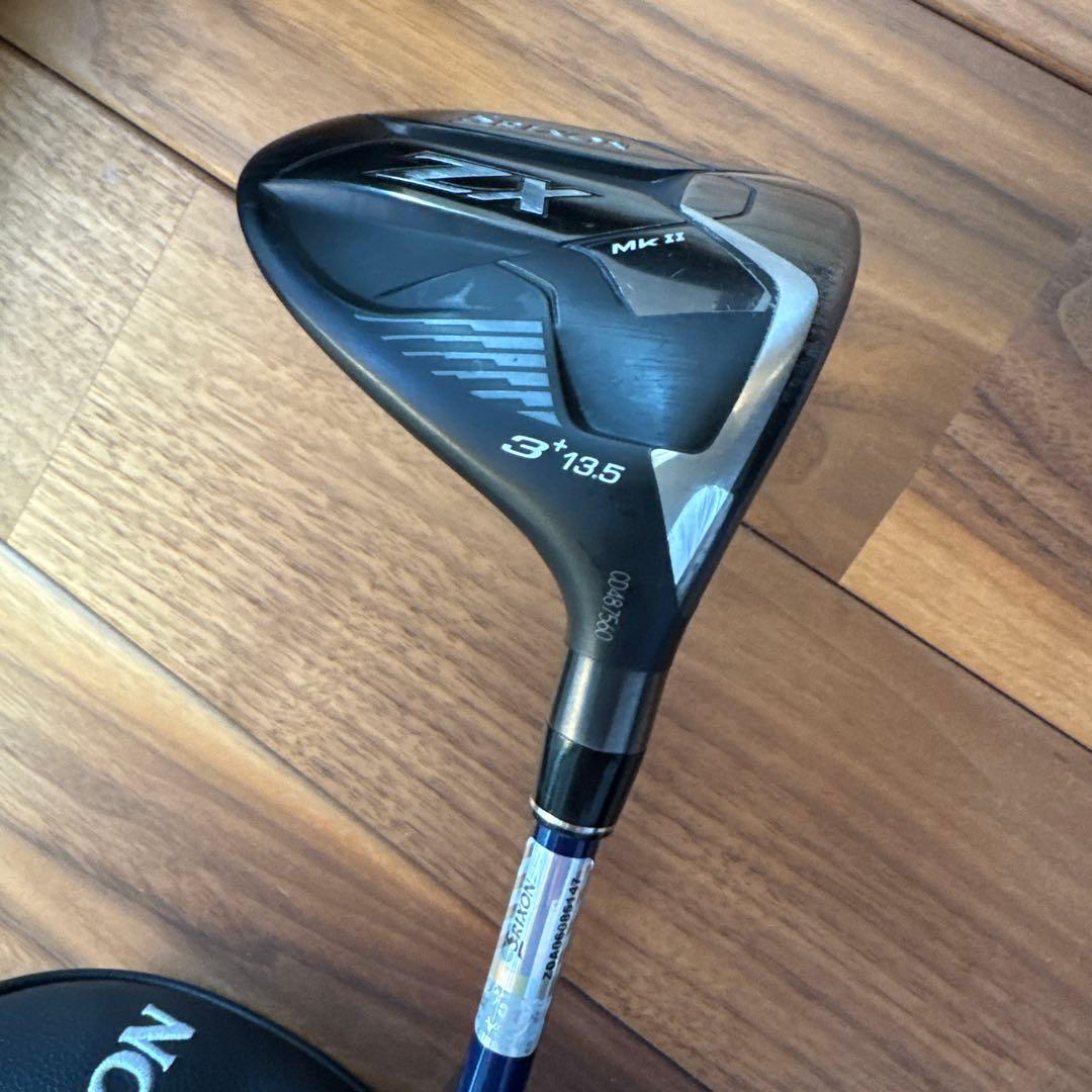 スリクソン ZX MK2 3w 3w+ 13.5° 3w ベンタスTRブルー6x