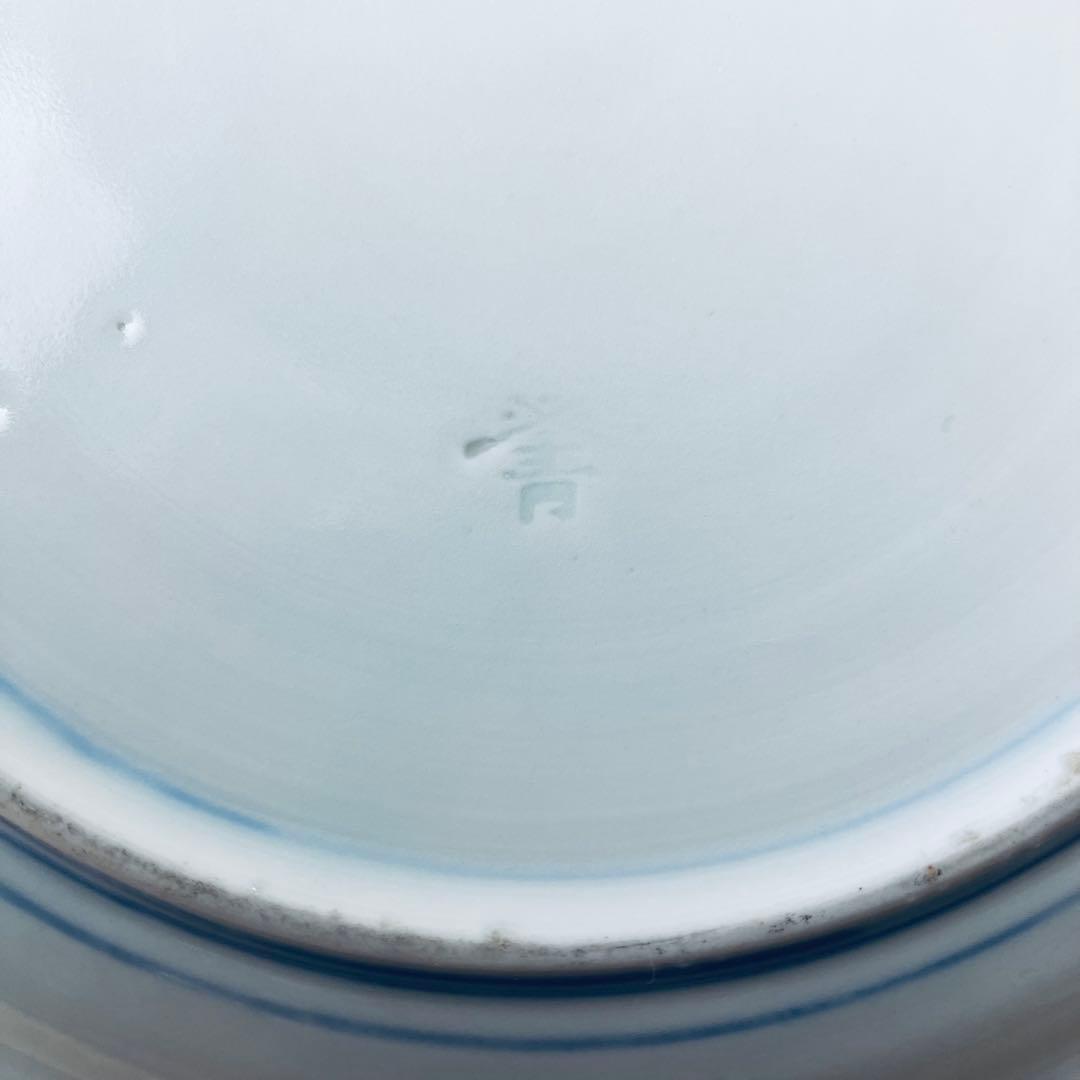 精磁会社　③ 輪花プレート　鳳凰　丸紋　有田焼　明治伊万里　希少　古伊万里