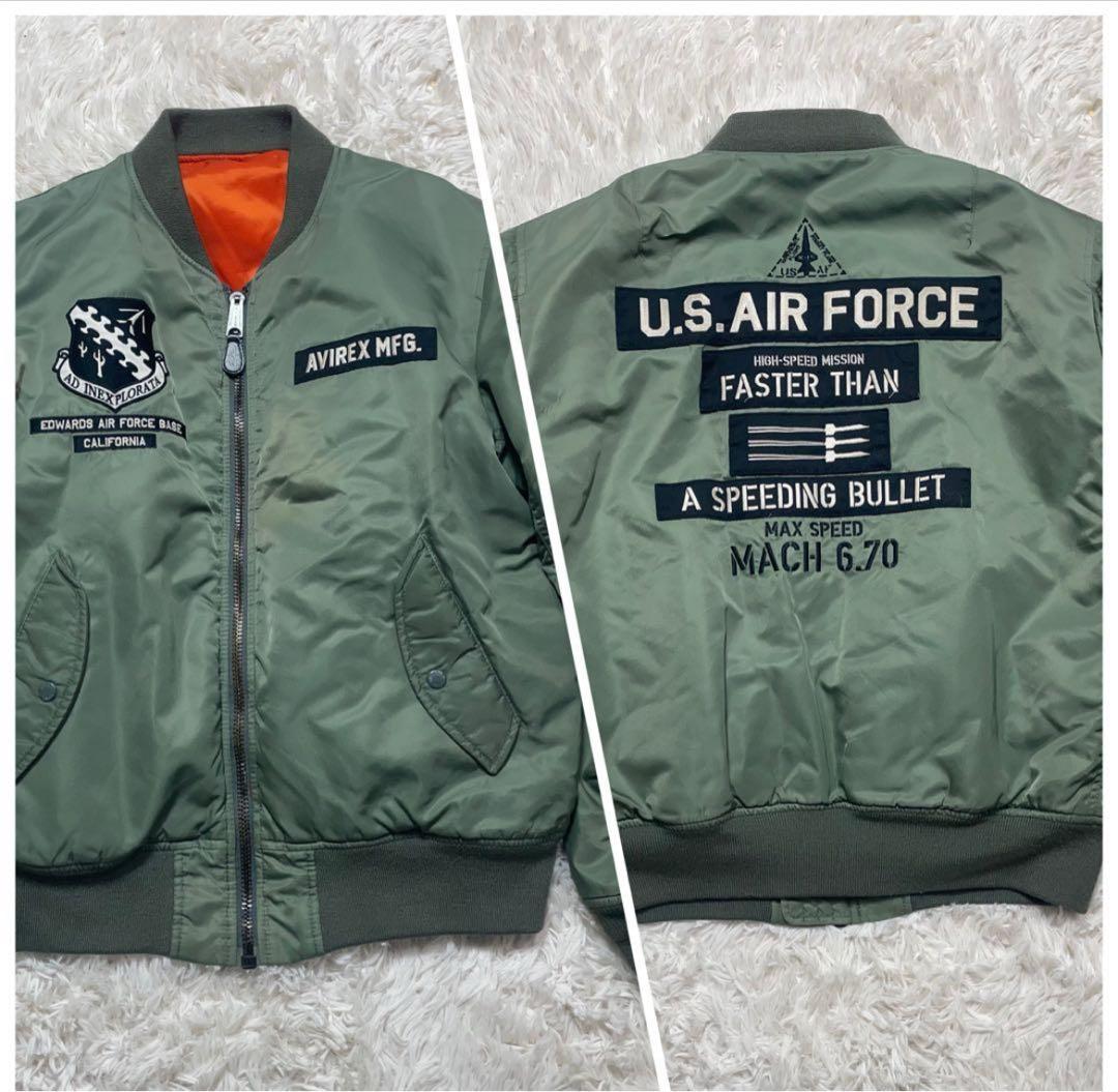 AVIREX MA-1 フライトジャケットUS.AIR FORCE 2XL