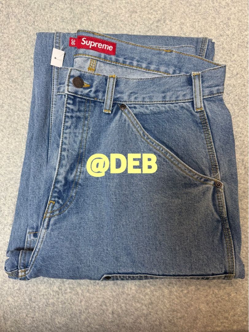 パンツ Supreme Double Knee Painter Pant Indigo