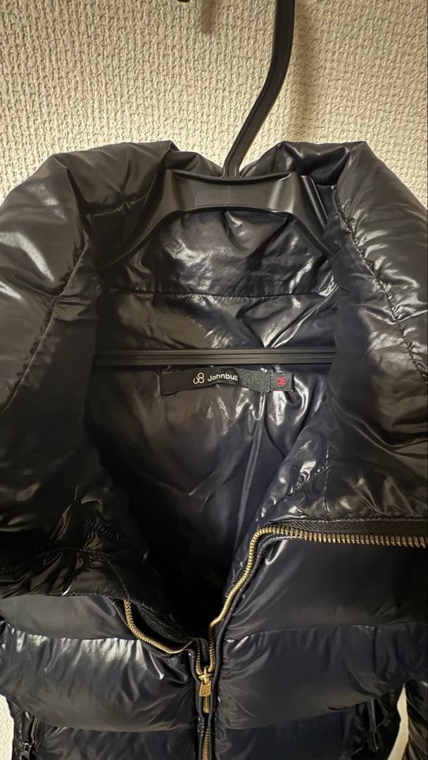 タトラス似フード付きブラックダウンジャケット