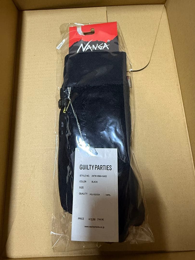 WACKO MARIA NANGA GLOVES ワコマリア　ナンガ NANGA / FLEECE GLOVES【BLACK】｜WACKO MARIA｜MELTING POT（正規取扱