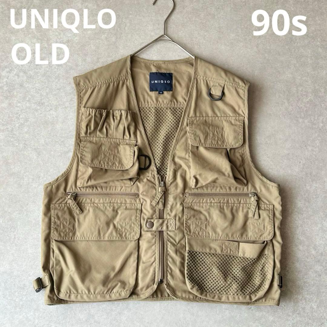 90s ユニクロ OLD UNIQLO フィッシングベスト ハンティング Y2K - メルカリ