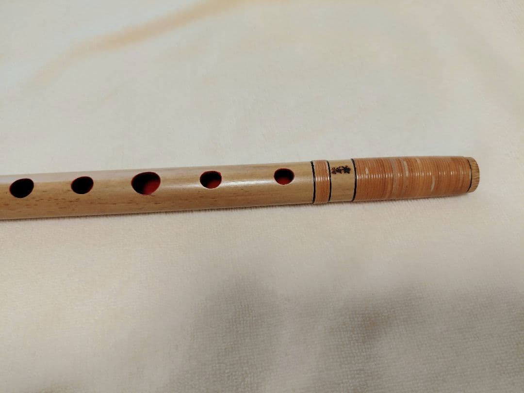 紫水楽人／七穴／五本／調律笛／篠笛／使用浅【お得！】