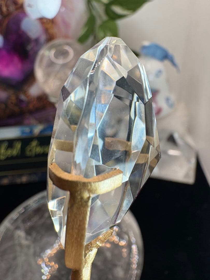 高品質♡水晶♡オーバルカット♡No.2485