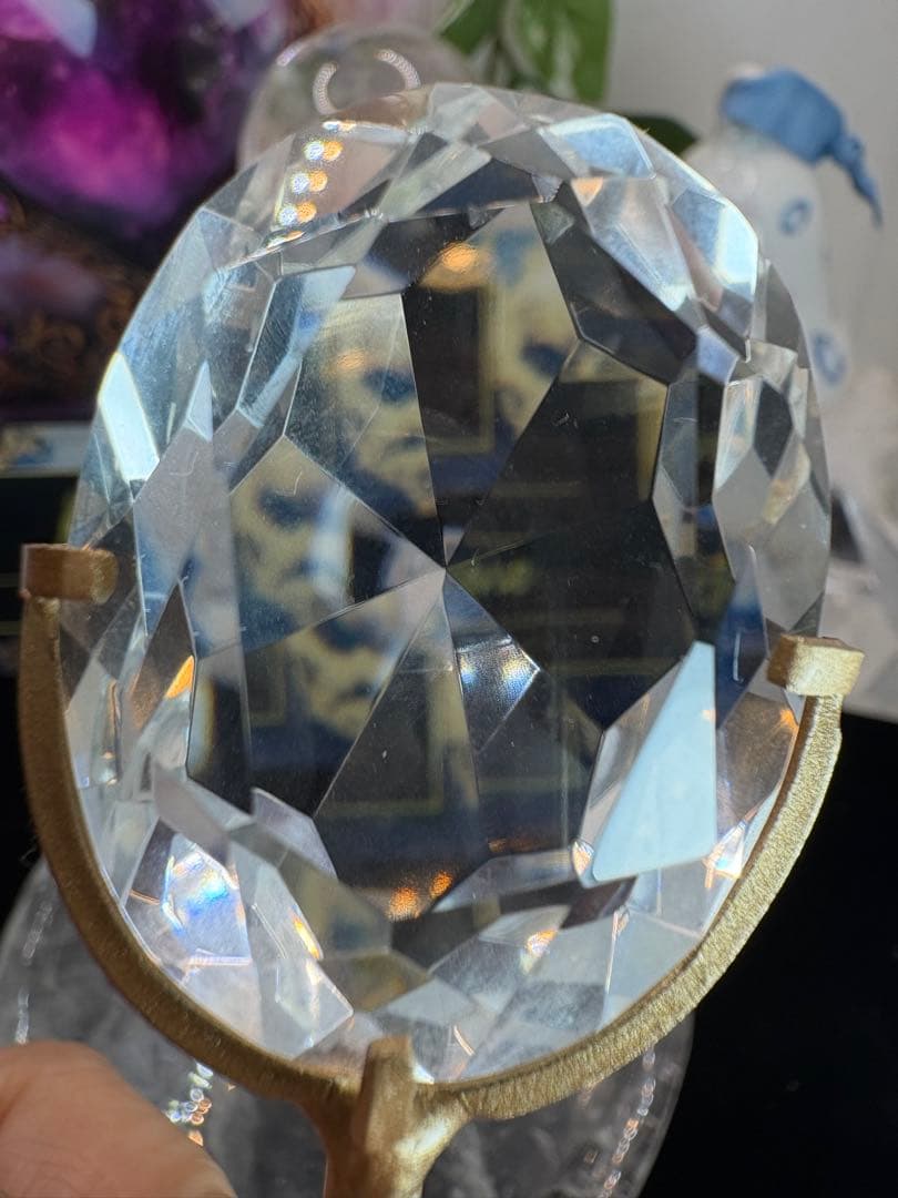 高品質♡水晶♡オーバルカット♡No.2485