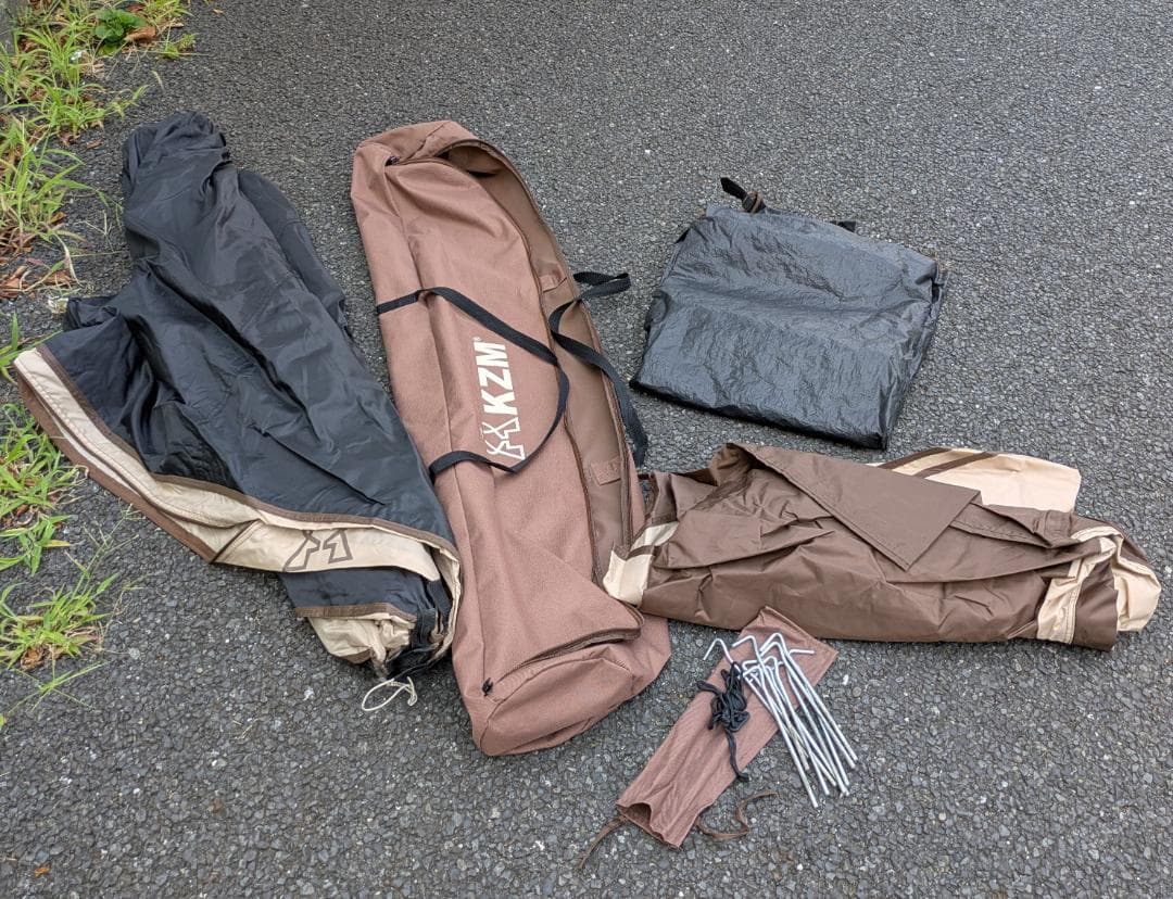 KZM Trion トリオンテント ワンタッチ 3～4人用 ☆エコメルカリ便限定