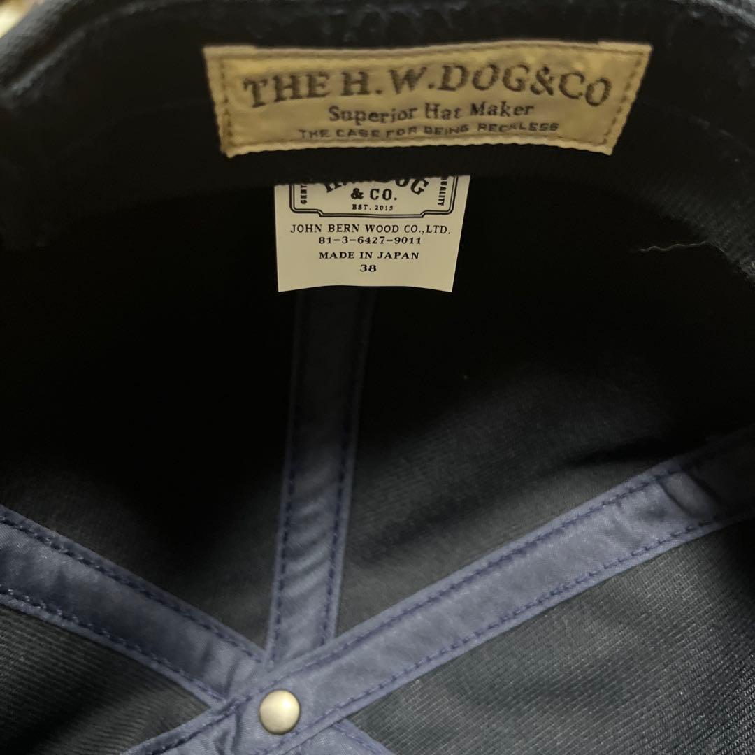 大特価！H.W.DOG&CO キャップ 38 エイチダブリュードックアンドコー