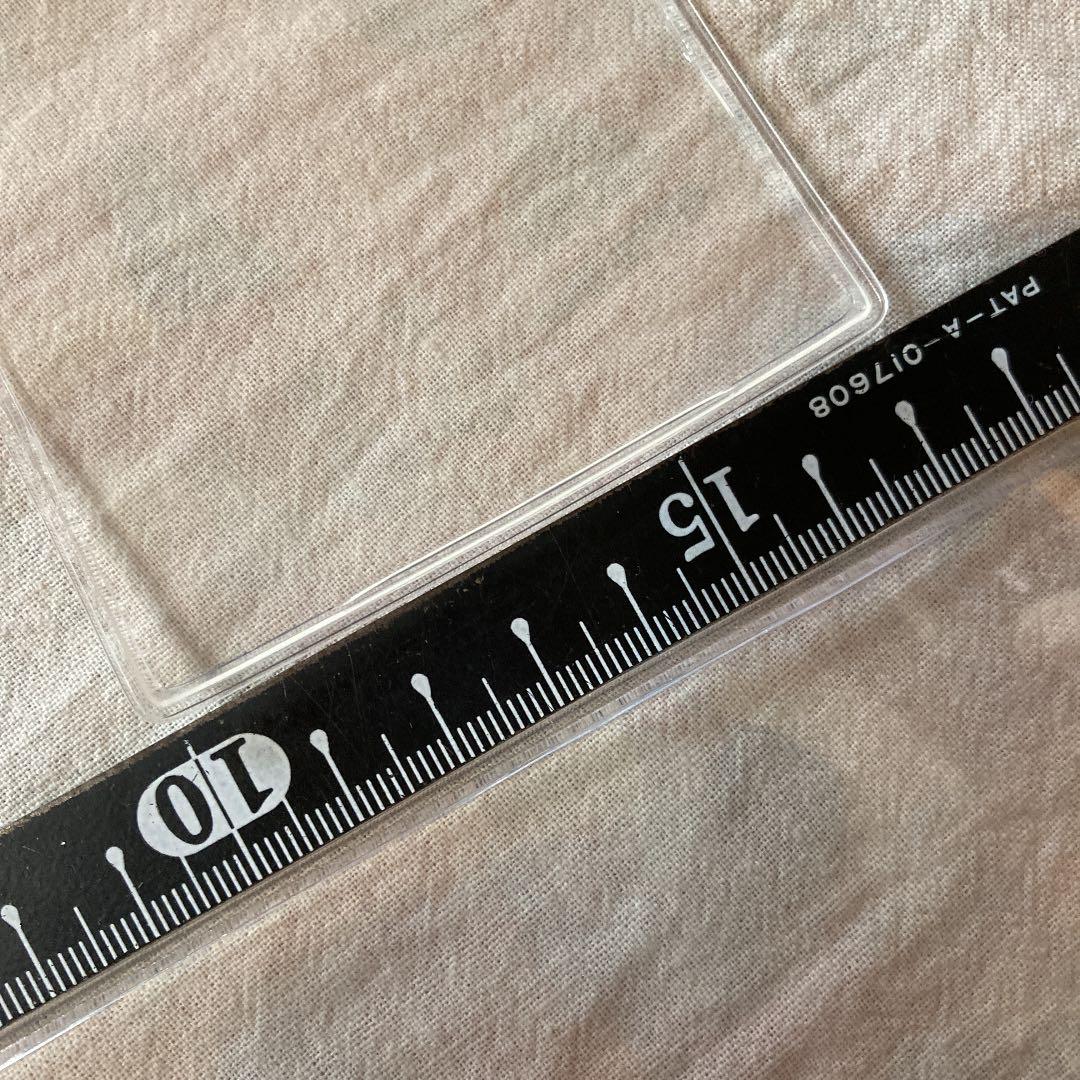 チケットホルダー　クリア　4点セット　新品未使用　68x180mmぐらいまでの券