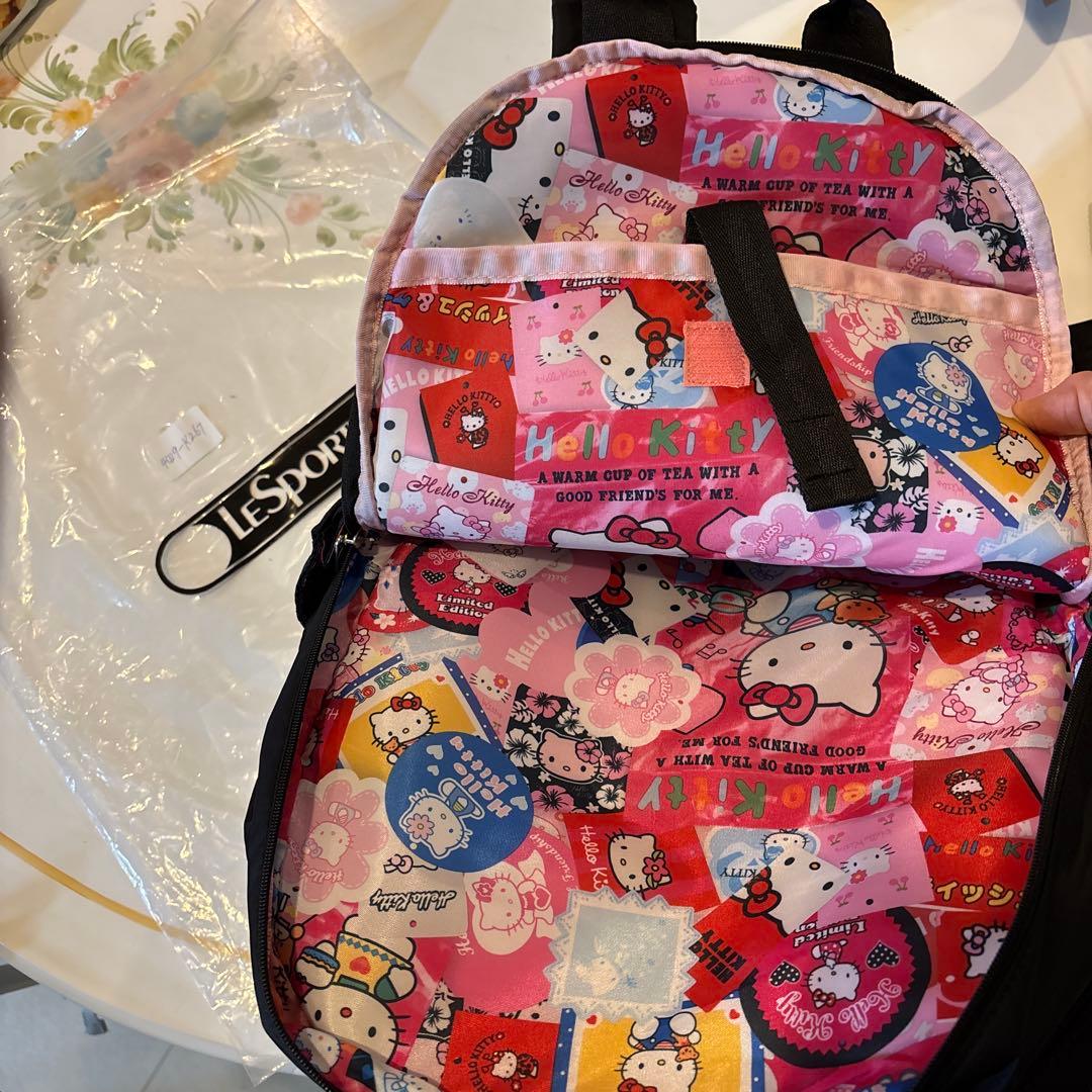 LeSportsac ハローキティ リュック Mサイズ ブラック
