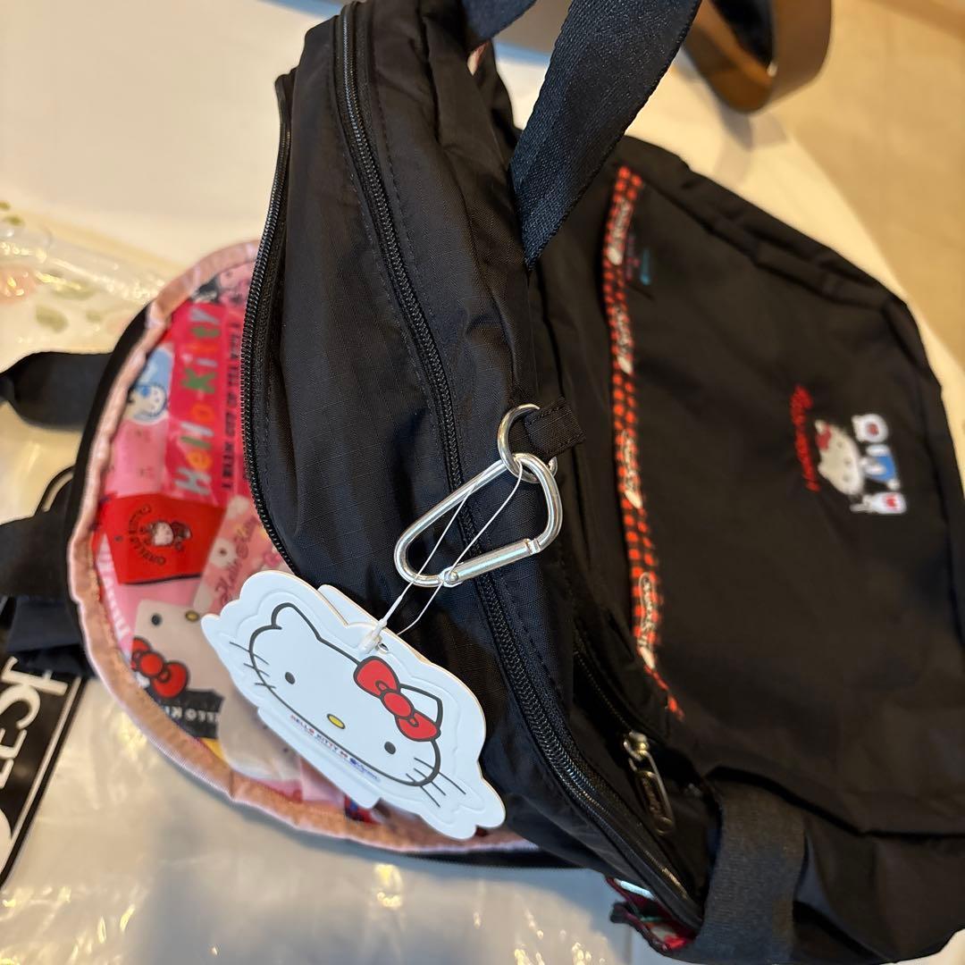 LeSportsac ハローキティ リュック Mサイズ ブラック