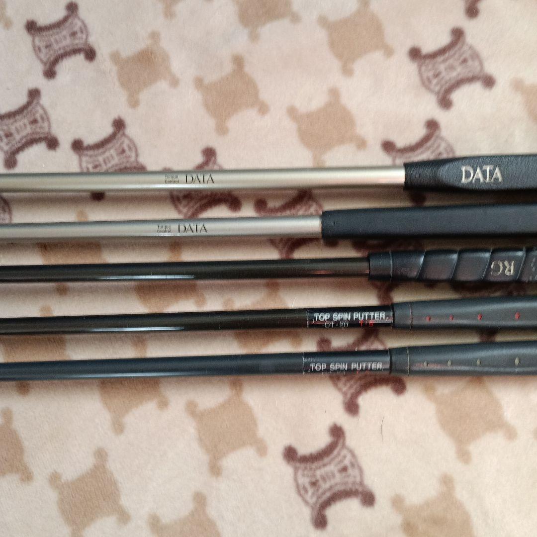 名器レガシーなプロギアパター 5本セット トップスピン3本、DATA2本
