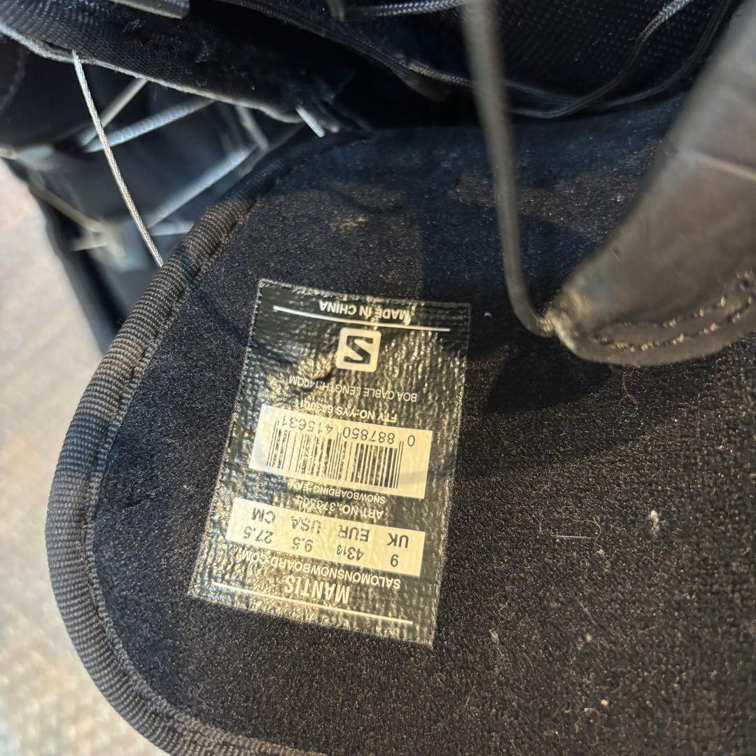 美品　 サロモン salomon boa スノーボード ブーツ 27.5cm