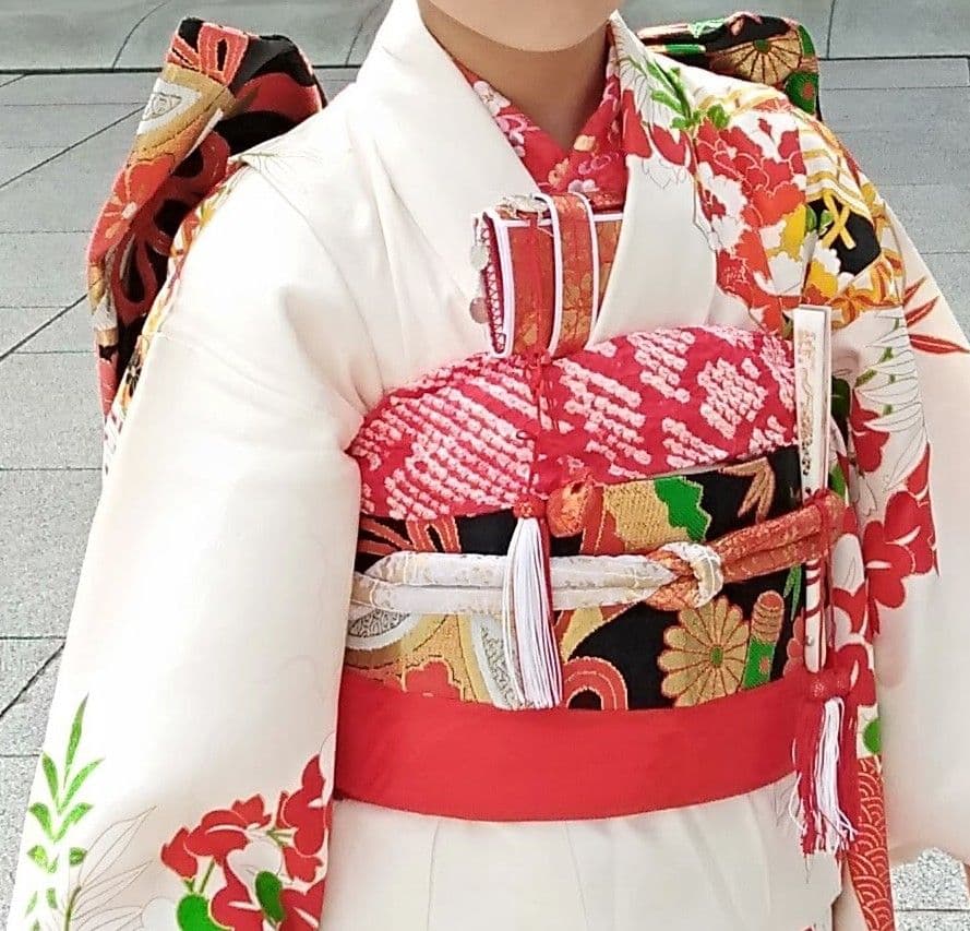 【ひらめ】着物、つくり帯、しごき3点