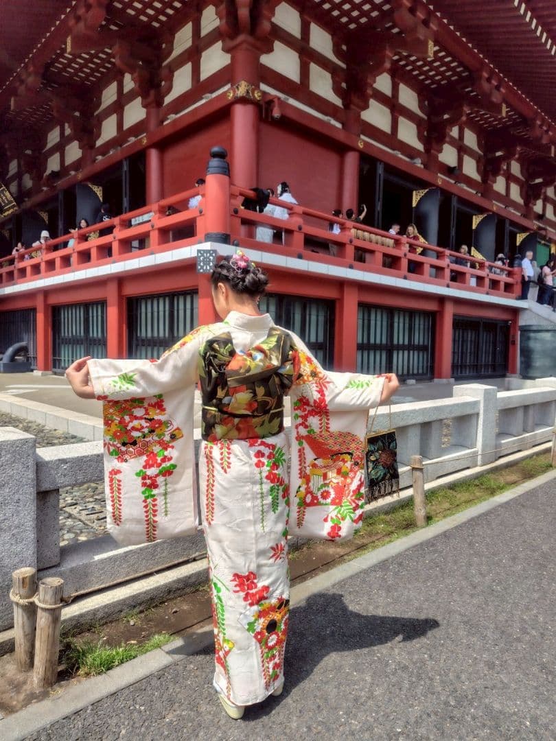 【ひらめ】着物、つくり帯、しごき3点