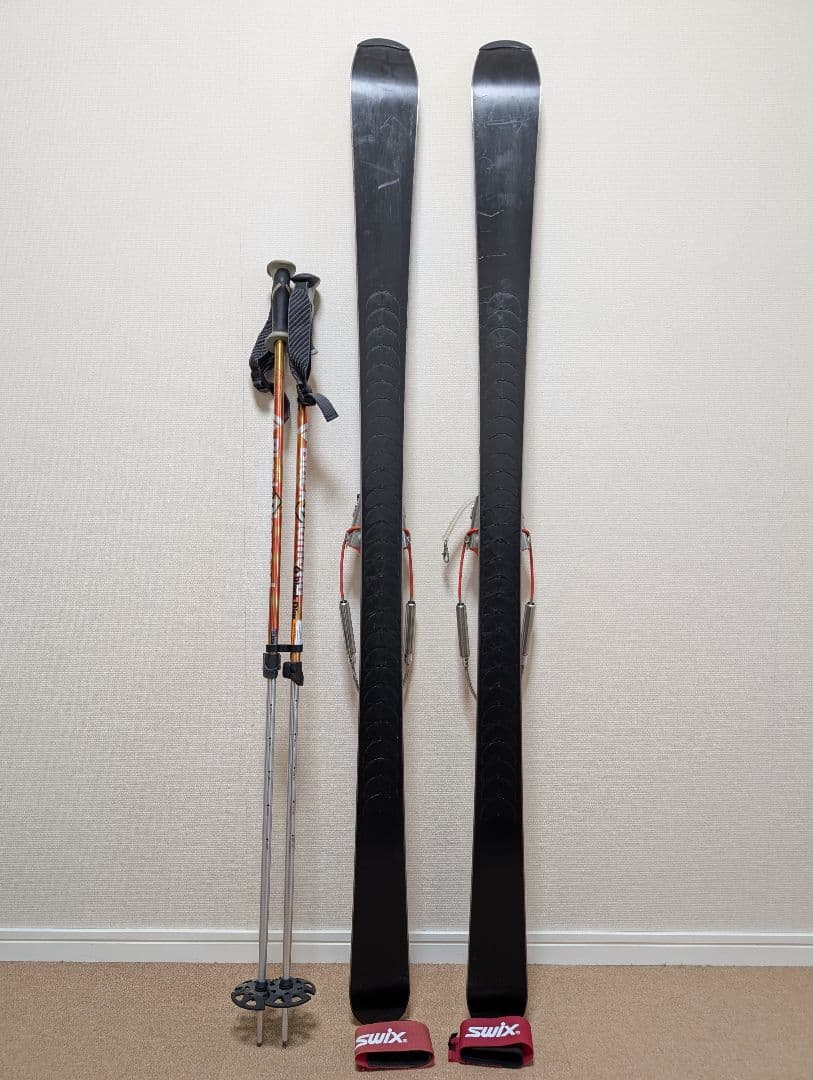 テレマークスキー ElanクルーズPro 160cm ステップカット付 ポール付