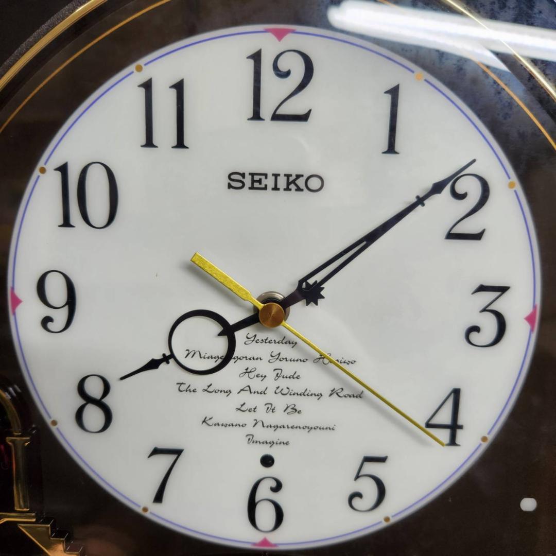 ☆SEIKO からくり時計 電波時計 ウェーブシンフォニー RE551B - メルカリ