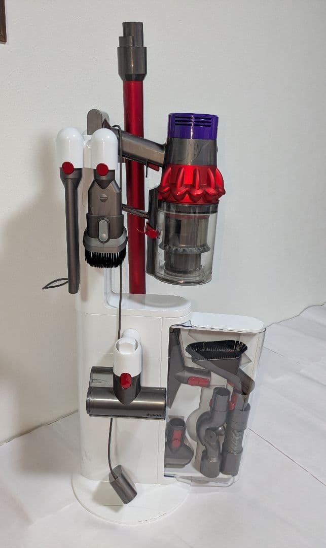 【45分稼働】ダイソンV10 コードレス掃除機 　純正スタンド付き　①