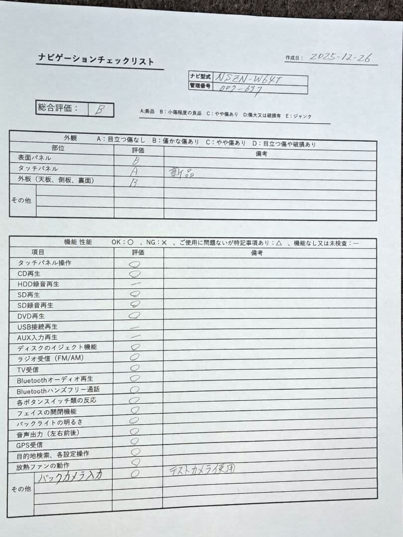タッチ新!2019年更新地図★トヨタ NSZN-W64T BT・地デジ★動作良好
