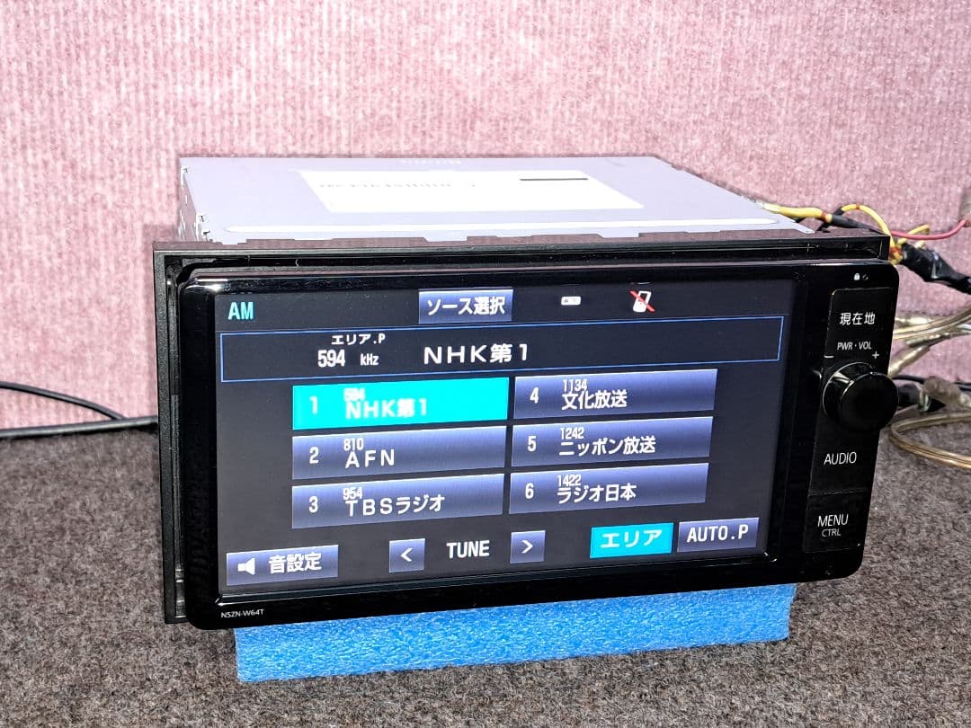 タッチ新!2019年更新地図★トヨタ NSZN-W64T BT・地デジ★動作良好