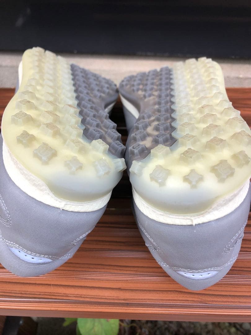 247番 新品未使用ECCOゴルフシューズ グレー36 23.0cmスパイクレス